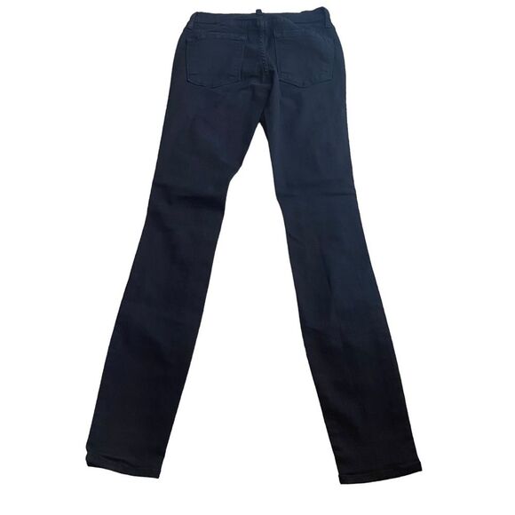 Frame‎ Le Skinny de Jeanne Distressed Black Skinny Jeans Size 23 - Picture 6 of 6